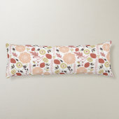 よくはしゃぐフローラミックスピーチグリーンお洒落 ボディピロー (裏面)