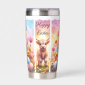 よくはしゃぐブラッシュストロークイースターハイランドカウズ20oz 保温保冷タンブラー (正面)