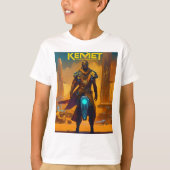 「よくはしゃぐプリント：男スタイリッシュの子のTシャツコレクション Tシャツ (正面)