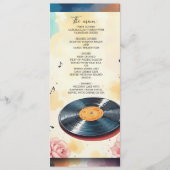 よくはしゃぐミュージカルフローラ水結婚色メニュー プログラム (正面)