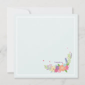 よくはしゃぐリース招待状 招待状 (裏面)