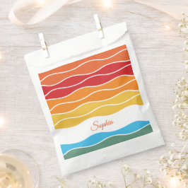 よくはしゃぐレトロレインボーストライプズ製カスタム品用 フェイバーバッグ