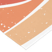 よくはしゃぐレトロレインボーストライプズ製カスタム品用 ミディアムテーブルランナー (コーナー)