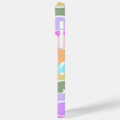 よくはしゃぐレトロレインボーストライプズ製カスタム品用 Case-Mate iPhoneケース (裏面 / 左)