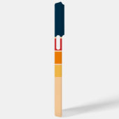 よくはしゃぐレトロ製ストライプ品C用のカスタムレインボー Case-Mate iPhoneケース (裏面 / 右)