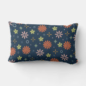 よくはしゃぐレトロ開花 ランバークッション (裏面)