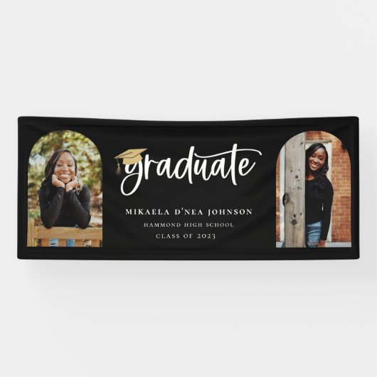 よくはしゃぐ卒業フォトバナー 横断幕 (横)