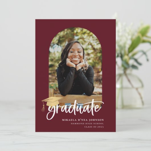 よくはしゃぐ卒業写真のスクリプト 案内状 (スタンド正面)