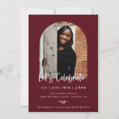 よくはしゃぐ卒業写真のスクリプト 案内状 (裏面)