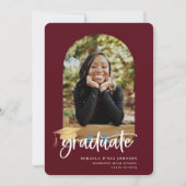 よくはしゃぐ卒業写真のスクリプト 案内状 (正面)