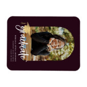 よくはしゃぐ卒業写真の発表 マグネット (横)