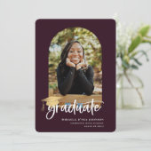 よくはしゃぐ卒業写真の発表 案内状 (スタンド正面)