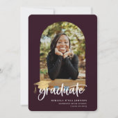 よくはしゃぐ卒業写真の発表 案内状 (正面)