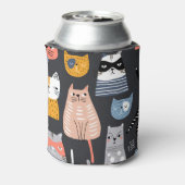 よくはしゃぐ子猫お洒落たち 缶クーラー (缶裏面)