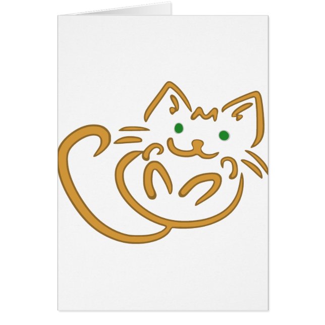 よくはしゃぐ子猫 (正面)