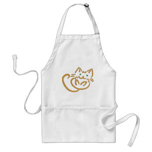 よくはしゃぐ子猫 スタンダードエプロン