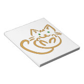 よくはしゃぐ子猫 ノートパッド (アングル)