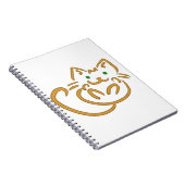 よくはしゃぐ子猫 ノートブック (右側)