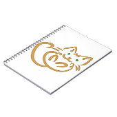 よくはしゃぐ子猫 ノートブック (左側)