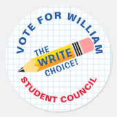 よくはしゃぐ学長の選書択 ラウンドシール (正面)