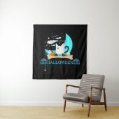 よくはしゃぐ幽霊キャットハントハロウィーンナイト タペストリー (インサイチュ)