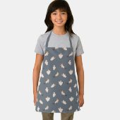 よくはしゃぐ幽霊ハロウィーンパターン エプロン (インサイチュ)