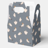 よくはしゃぐ幽霊ハロウィーンパターン フェイバーボックス (オープン)