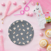 よくはしゃぐ幽霊ハロウィーンパターン ペーパープレート (パーティー)