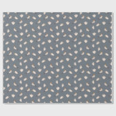 よくはしゃぐ幽霊ハロウィーンパターン ラッピングペーパー (フラット)