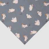 よくはしゃぐ幽霊ハロウィーンパターン 薄葉紙 (詳細)