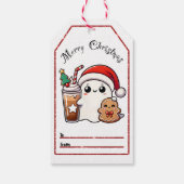 よくはしゃぐ幽霊ラベル ギフトタグ (裏面)