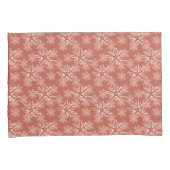 よくはしゃぐ抽象芸術ピンクと黄色の花模様 枕カバー (正面右)