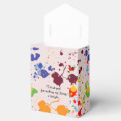 よくはしゃぐ抽象芸術レッド(ばちゃばちゃ)跳ねる絵画誕生日Fa フェイバーボックス (オープン)