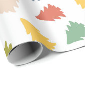 よくはしゃぐ数々の木模様 ラッピングペーパー (ロールコーナー)