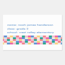 よくはしゃぐ数々の色ブロックのパターン