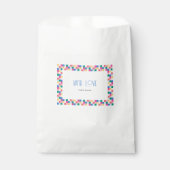 よくはしゃぐ数々の色ブロック フェイバーバッグ (正面)