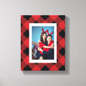 よくはしゃぐ水牛の格子状写真 キャンバスプリント (正面)