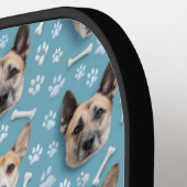 よくはしゃぐ漬物パドルパーソナライズされた: Dog ピックルボールラケット (左詳細)