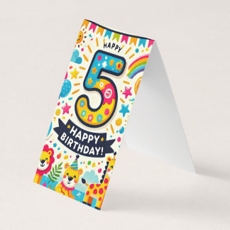 よくはしゃぐ第5誕生日