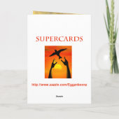 よくはしゃぐ第55ハッピーバースデー気球 カード (裏面)