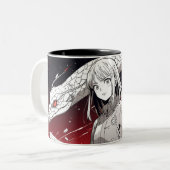 よくはしゃぐ蛇と福音 ツートーンマグカップ (正面左)