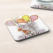 よくはしゃぐ誕生日あいさつ文:ハッピーバースデーBro. コースター (左側)