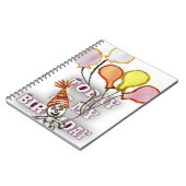 よくはしゃぐ誕生日あいさつ文:ハッピーバースデーBro. ノートブック (左側)