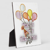 よくはしゃぐ誕生日あいさつ文：ハッピーバースデーBro. フォトプラーク (側面)