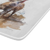 よくはしゃぐ豚カスタム カッティングボード (角)