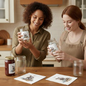 よくはしゃぐ豚カスタム ワインラベル