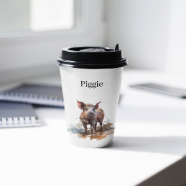 よくはしゃぐ豚カスタム 紙コップ