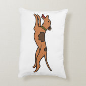 よくはしゃぐ走Dog Accent Pill - Pure Cotton アクセントクッション (裏面(縦))