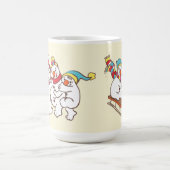 よくはしゃぐ雪だるま コーヒーマグカップ (中央)