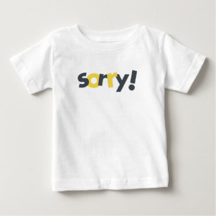 よくはしゃぐ鮮やかはっきりしたモダンデザイン ベビーTシャツ